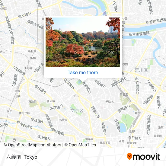 六義園 map