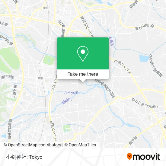 小剣神社 map