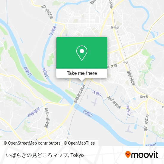 いばらきの見どころマップ map