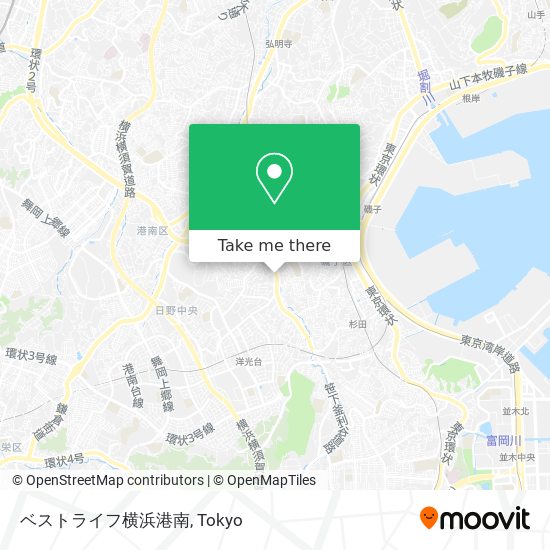 ベストライフ横浜港南 map