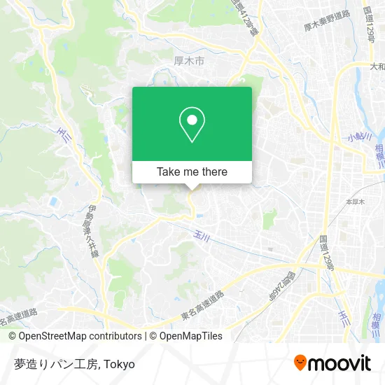 夢造りパン工房 map