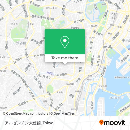 アルゼンチン大使館 map