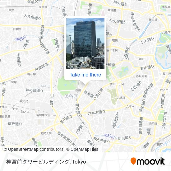 神宮前タワービルディング map