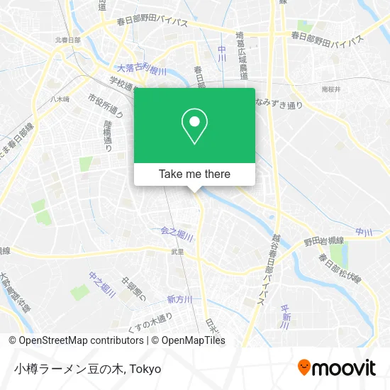小樽ラーメン豆の木 map