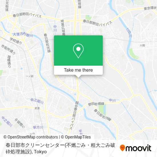 春日部市クリーンセンター(不燃ごみ・粗大ごみ破砕処理施設) map