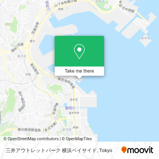 三井アウトレットパーク 横浜ベイサイド map