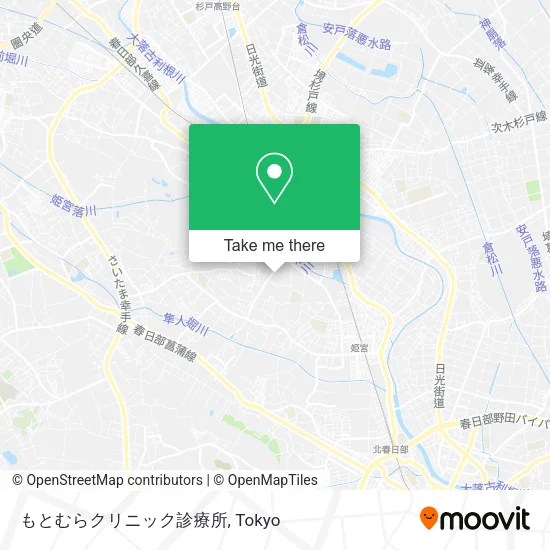 もとむらクリニック診療所 map