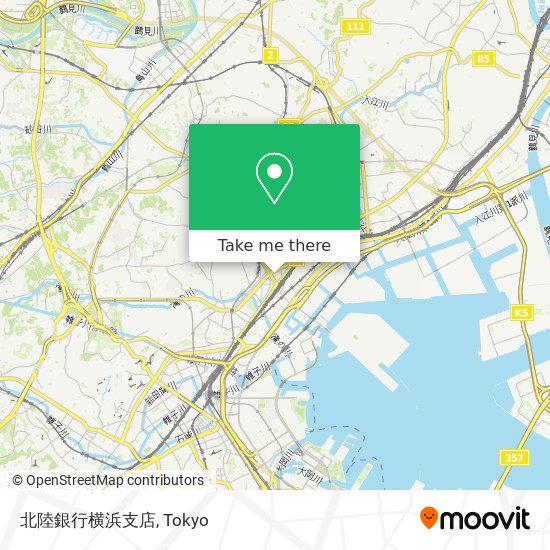 北陸銀行横浜支店 map