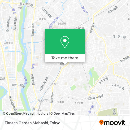 Fitness Garden Mabashi map