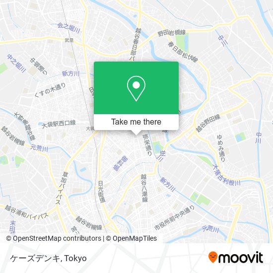 ケーズデンキ map