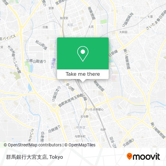 群馬銀行大宮支店 map