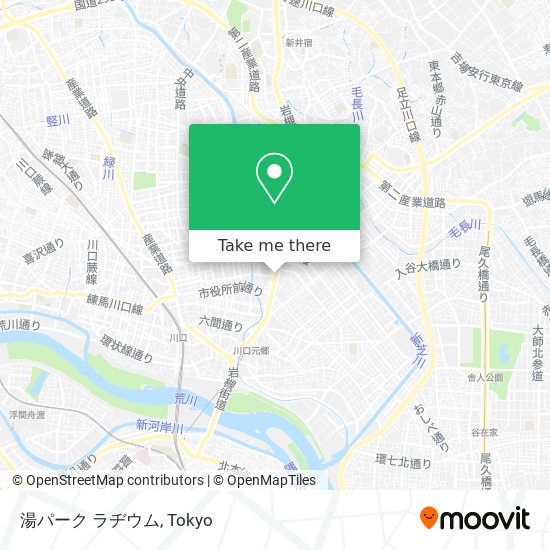 湯パーク ラヂウム map
