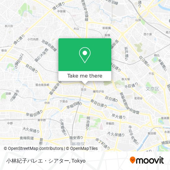 小林紀子バレエ・シアター map