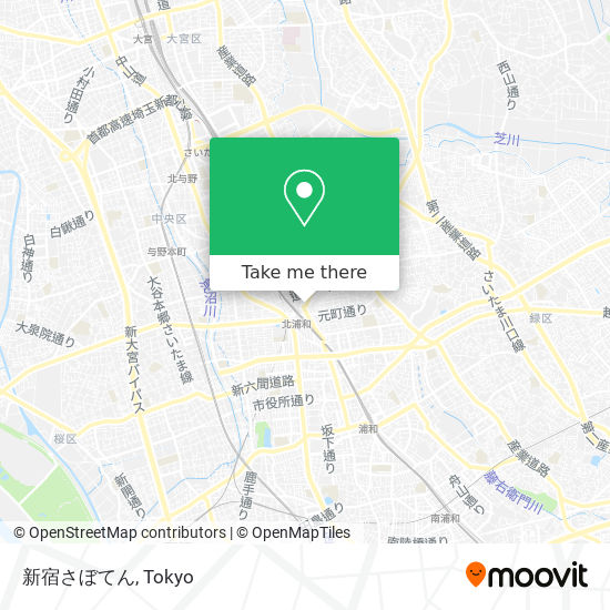 新宿さぼてん map