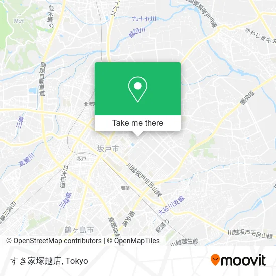 すき家塚越店 map
