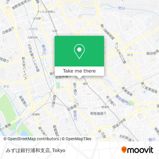 みずほ銀行浦和支店 map