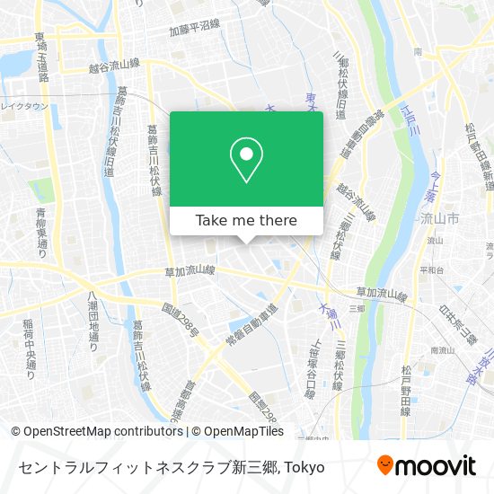 How To Get To セントラルフィットネスクラブ新三郷 In Tokyo By Metro Or Bus Moovit