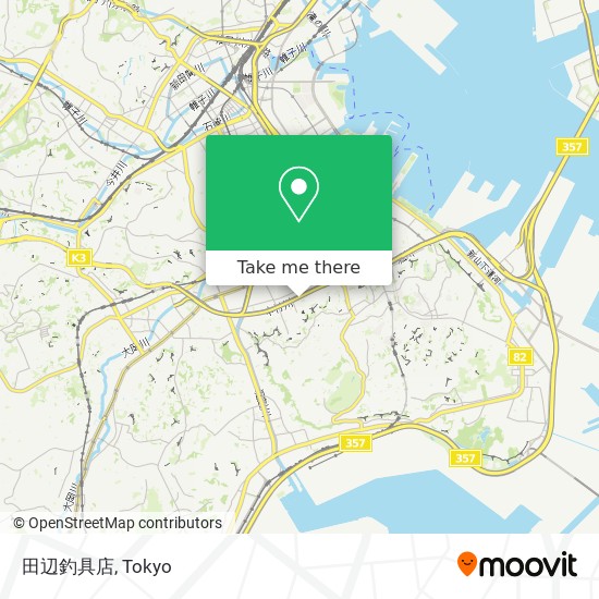 How To Get To 田辺釣具店 In 横浜市 By Metro Or Bus