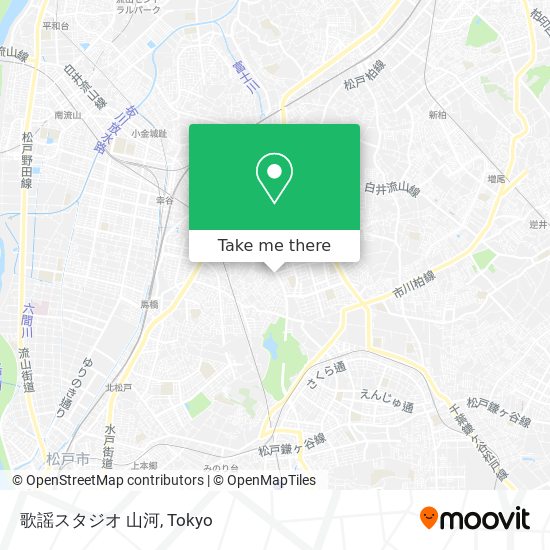 歌謡スタジオ 山河 map