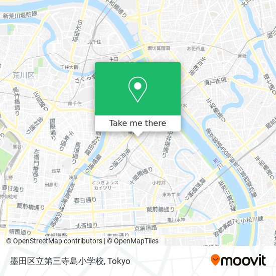 墨田区立第三寺島小学校 map