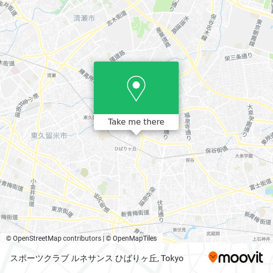 スポーツクラブ ルネサンス ひばりヶ丘 map