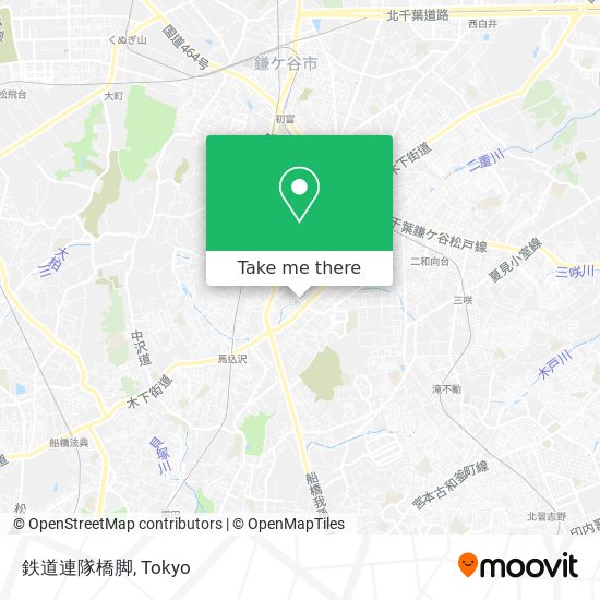 鉄道連隊橋脚 map