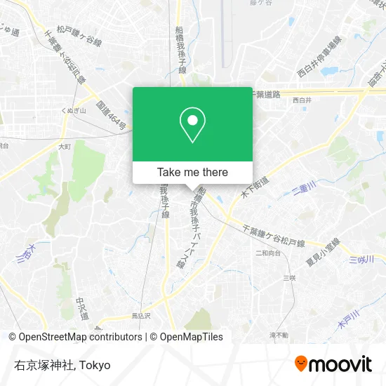 右京塚神社 map