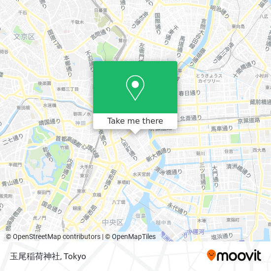 玉尾稲荷神社 map