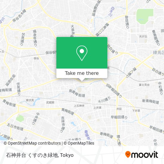 石神井台 くすのき緑地 map