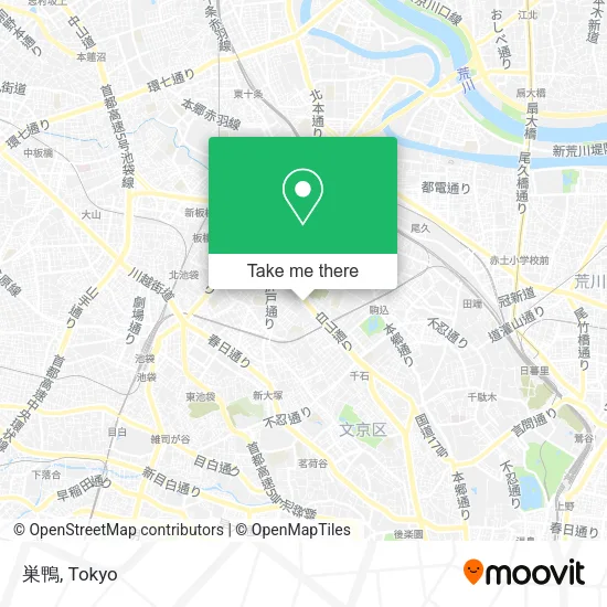 巣鴨 map