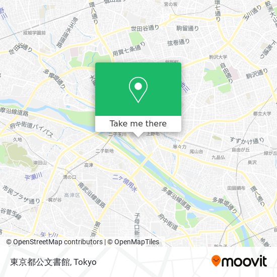 東京都公文書館 map