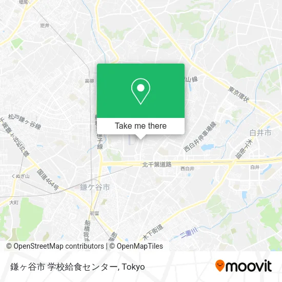 鎌ヶ谷市 学校給食センター map