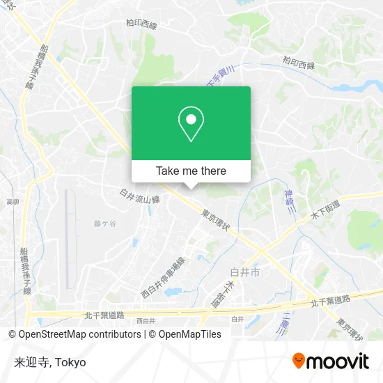 来迎寺 map
