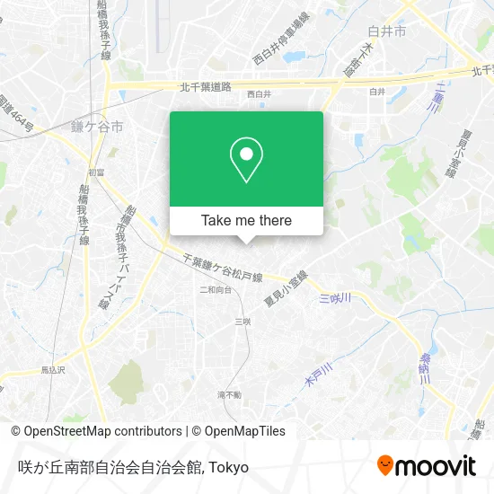 咲が丘南部自治会自治会館 map
