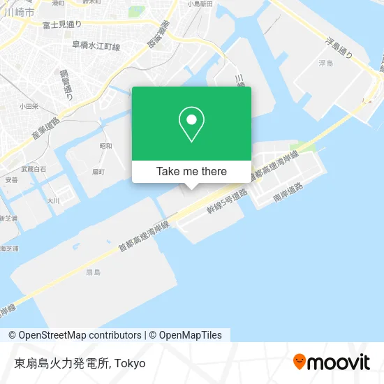 東扇島火力発電所 map