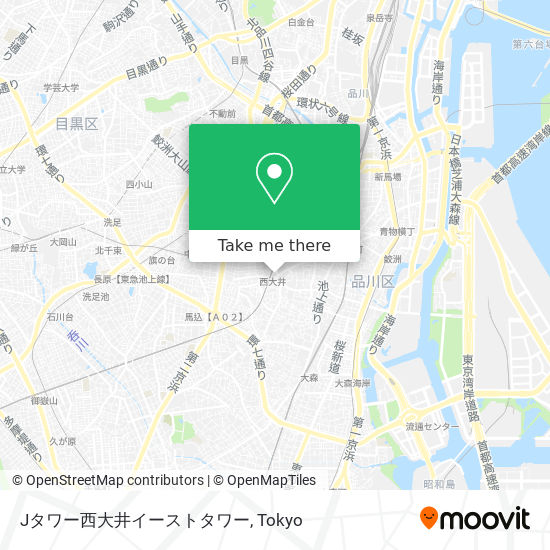 Jタワー西大井イーストタワー map