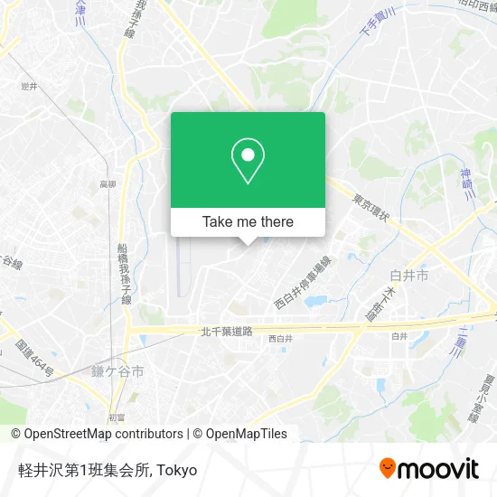 軽井沢第1班集会所 map