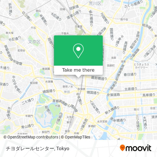 チヨダレールセンター map