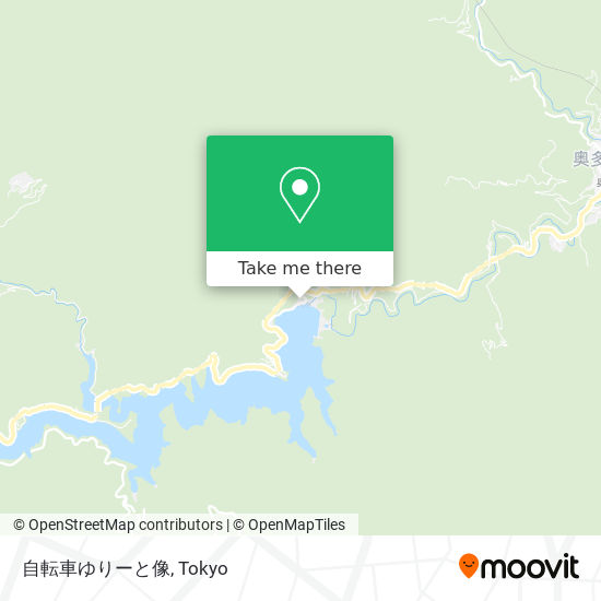 自転車ゆりーと像 map