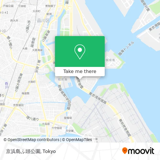 Keihin Island Pier Park map