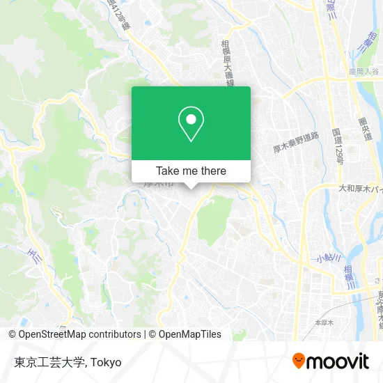 東京工芸大学 map