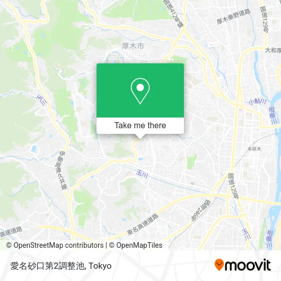 愛名砂口第2調整池 map