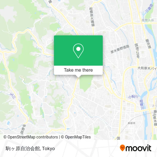 駒ヶ原自治会館 map