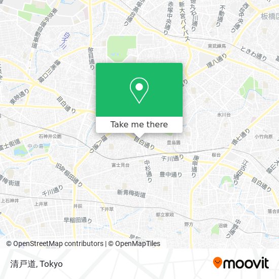 清戸道 map