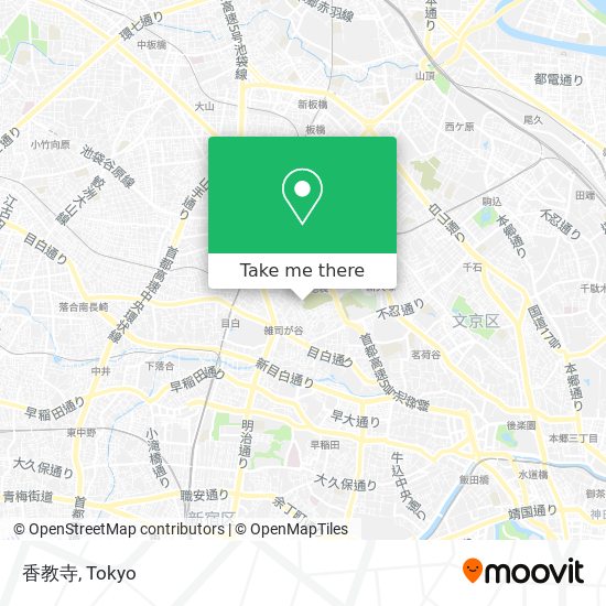 香教寺 map