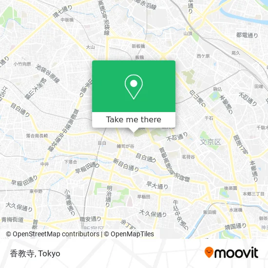 Kōkyōji Temple map