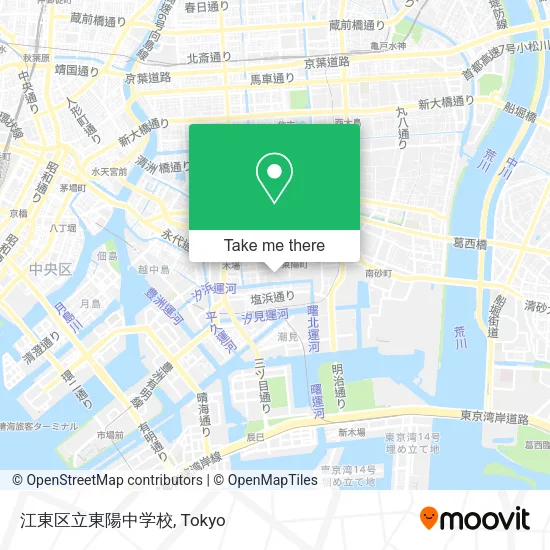 江東区立東陽中学校 map
