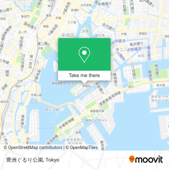 豊洲ぐるり公園 map