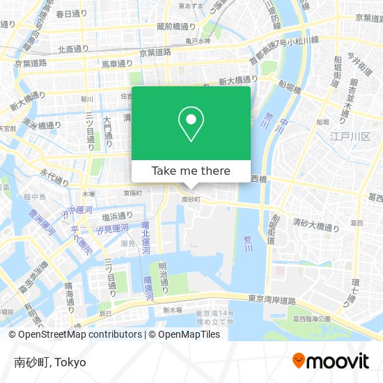 南砂町 map