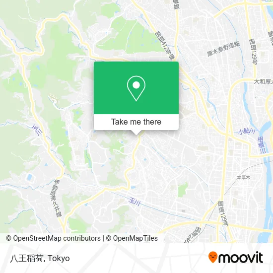 八王稲荷 map